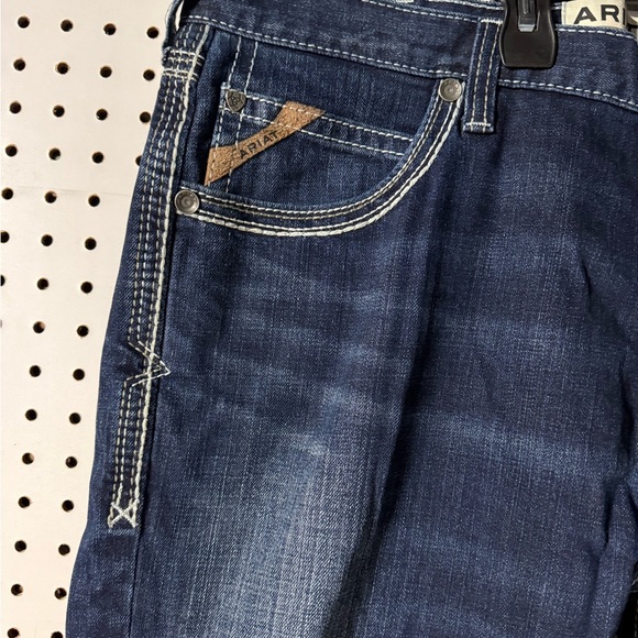 Ariat Men's Dark Blue Bootcut Jeans M5 40x32 - Picture 2 of 5